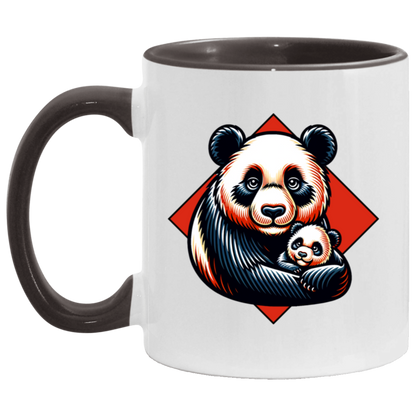 Panda with Baby Graphic Mugs