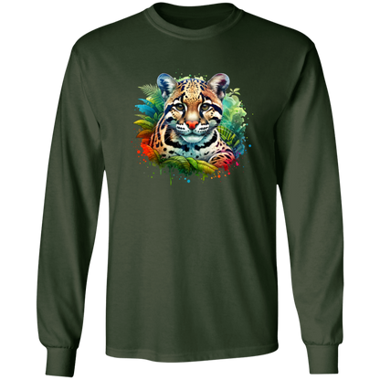 Clouded Leopard Portrait - T-shirts, Hoodies and Sweatshirts