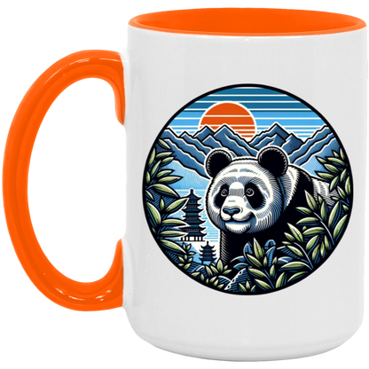 Panda in the Land of the Rising Sun Mugs