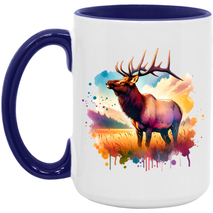 Roosevelt Elk in Field Mugs