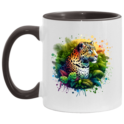 Leopard Jungle Circle - Mugs