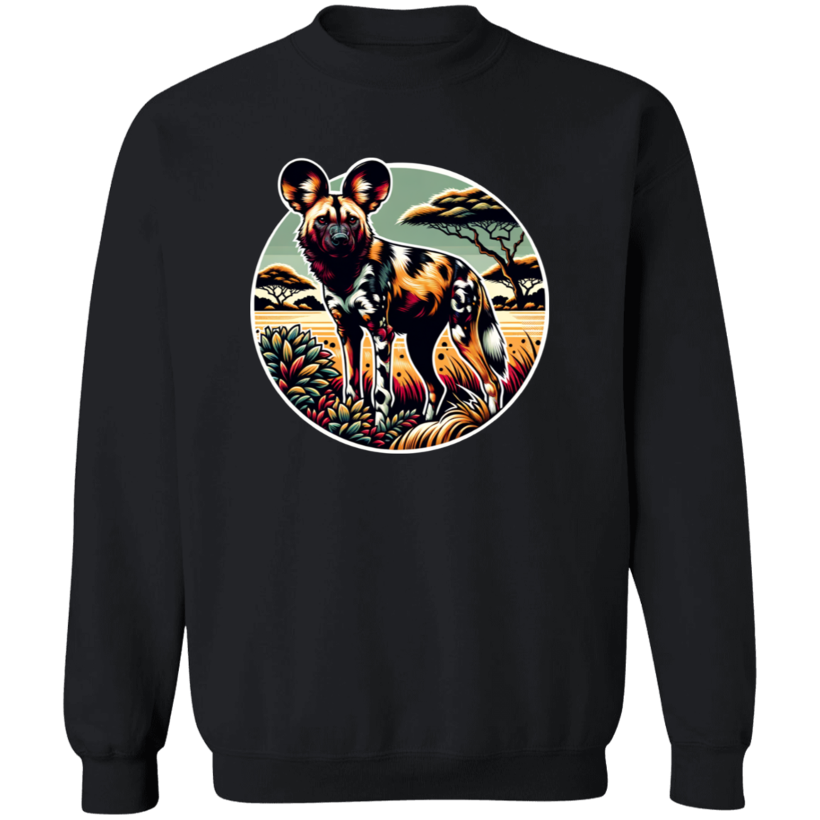 African Wild Dog Graphic - T-shirts, Hoodies and Sweatshirts