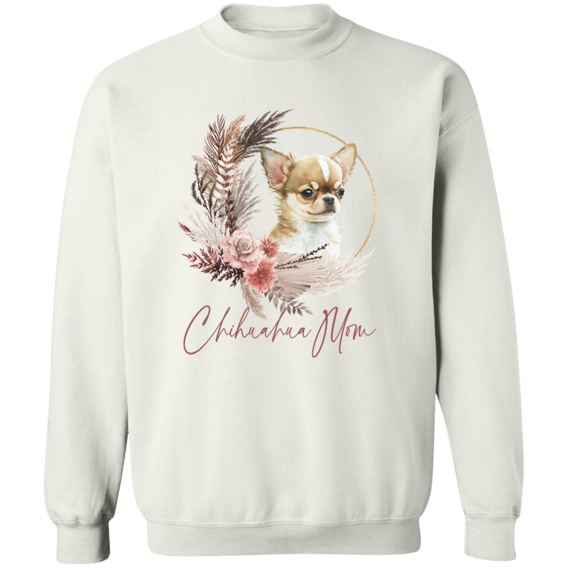 Chihuahua Mom Boho Wreath - T-shirts, Hoodies and Sweatshirts