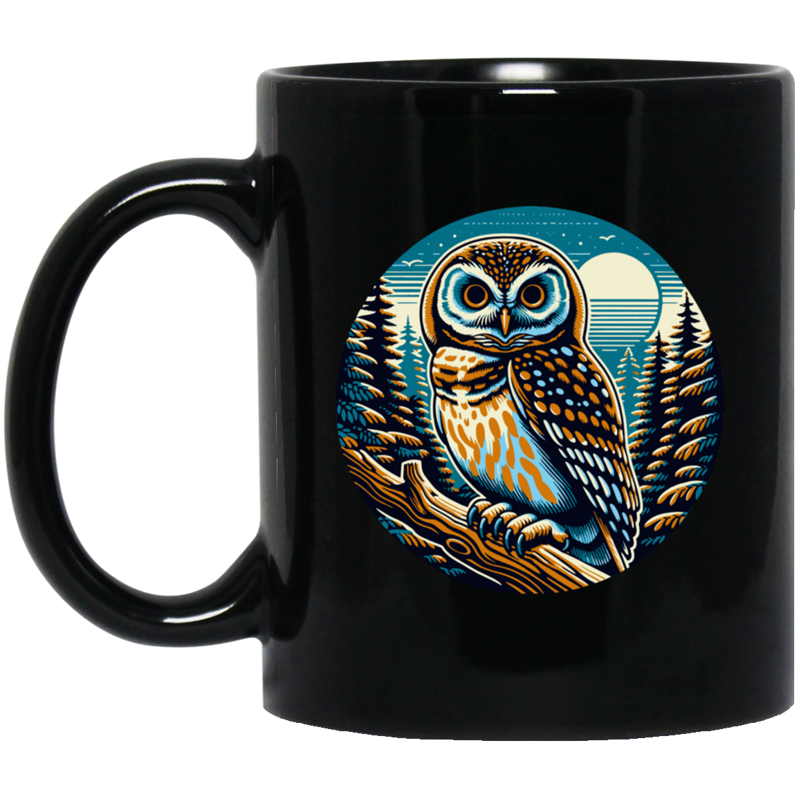 Moonlit Owl Mugs