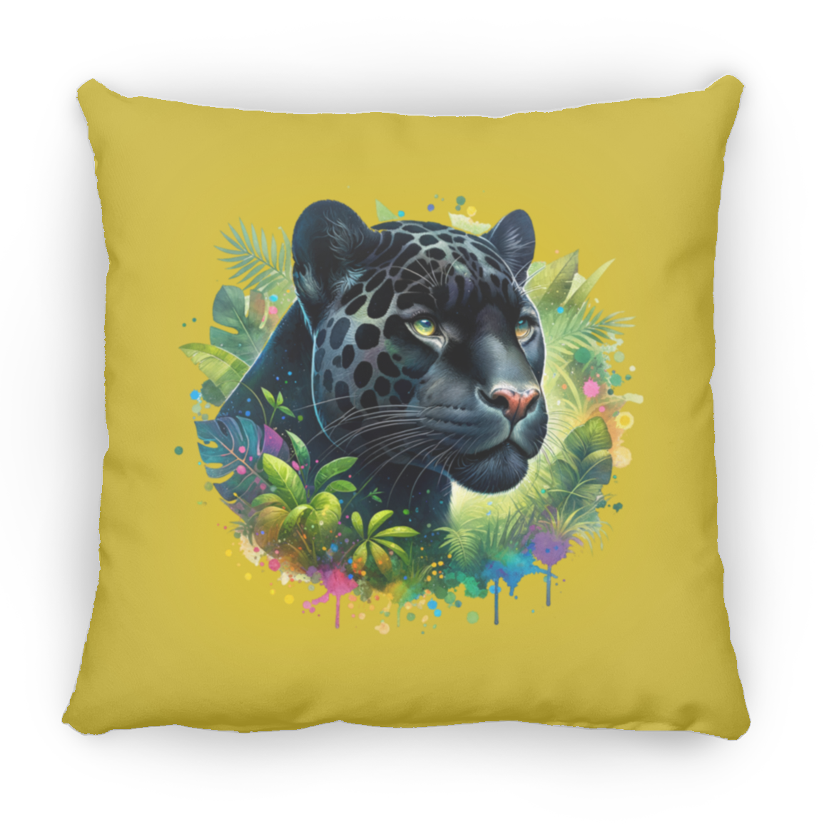 Melanistic Leopard - Pillows