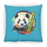 Panda with Bamboo Pillows