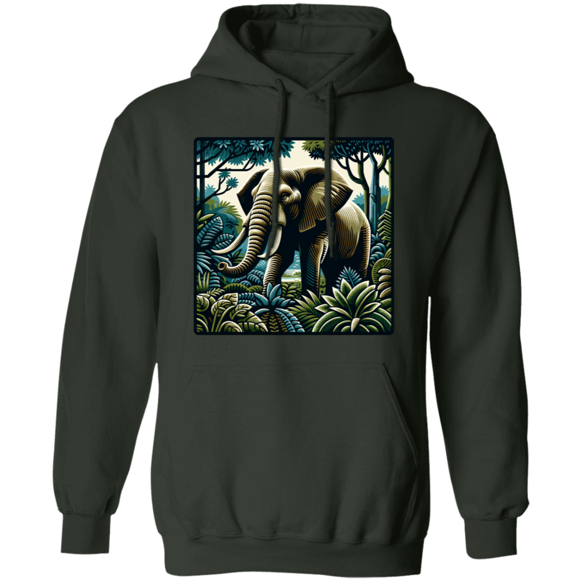 Block Print Elephant - T-shirts, Hoodies and Sweatshirts