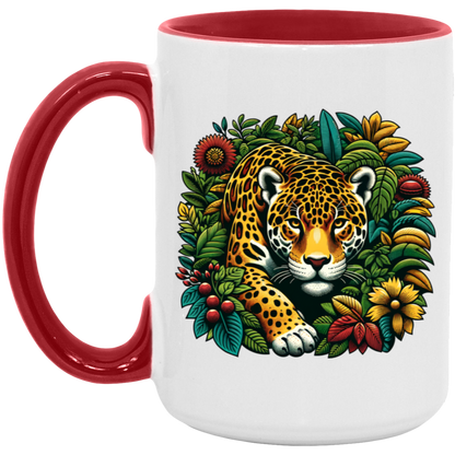 Jaguar in Bushes - Mugs