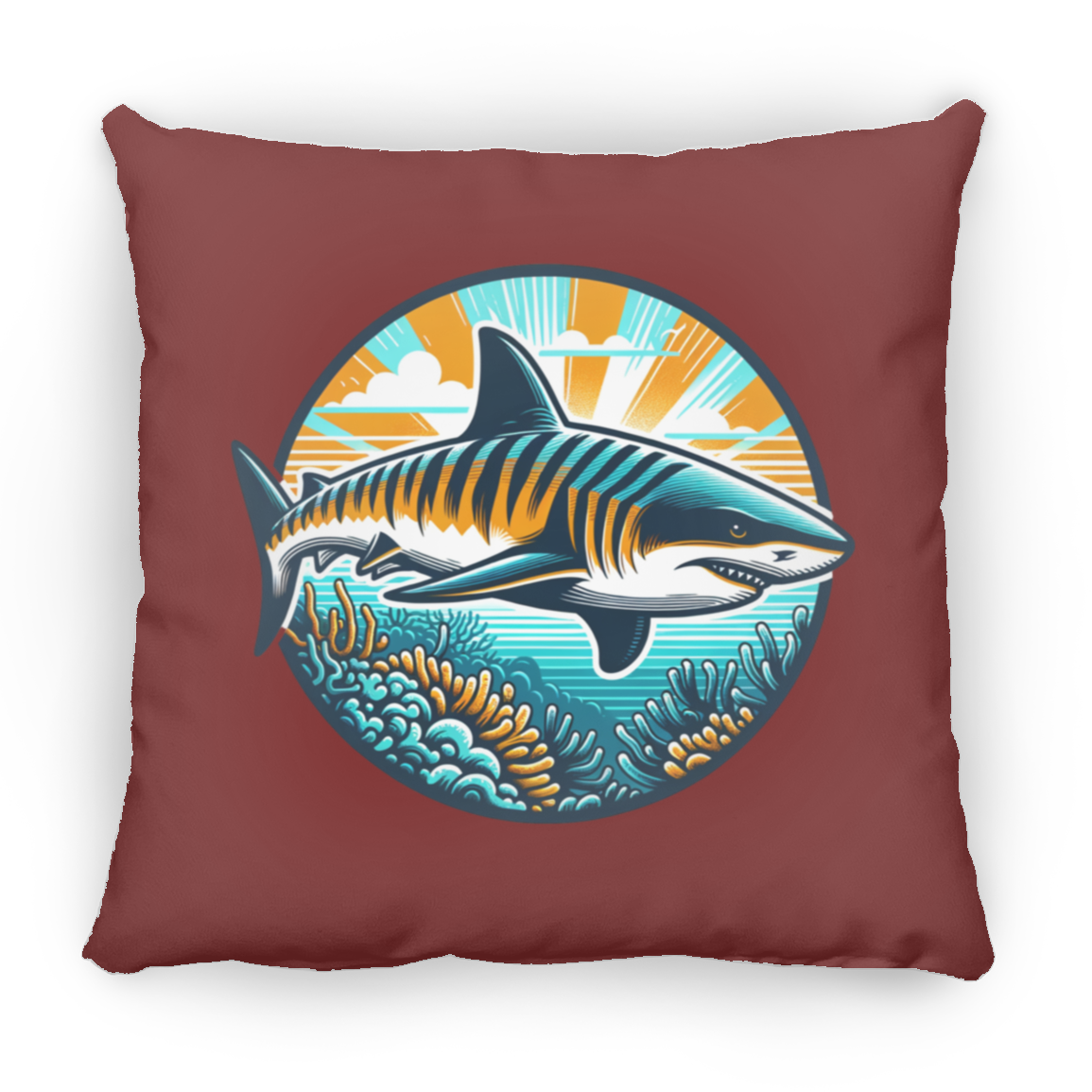 Tiger Shark Graphic - Pillows