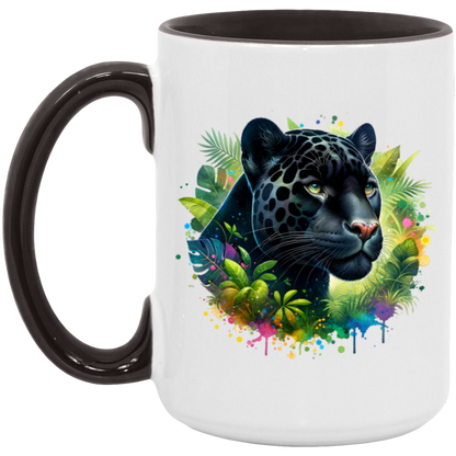 Melanistic Leopard - Mugs