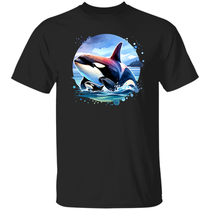 Orca and Calf in Strait of Juan de Fuca - T-shirts, Hoodies and Sweatshirts