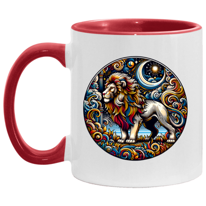 Lion Block Print - Mugs
