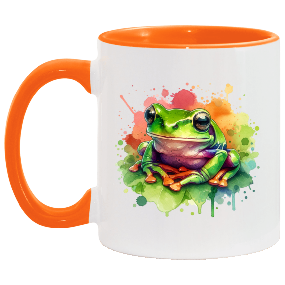 Watercolor Treefrog Mugs