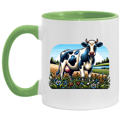 Holstein with Flowers - Mugs