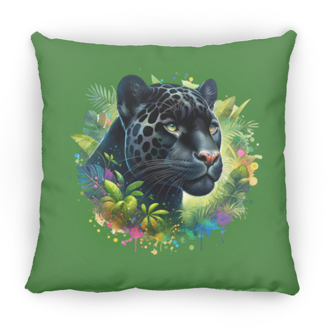 Melanistic Leopard - Pillows