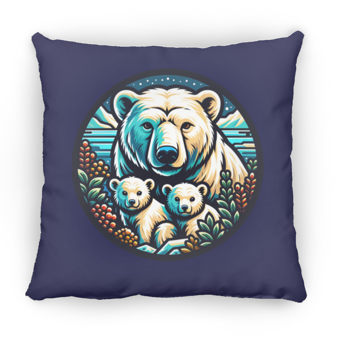 Polar Bear Circle - Pillows