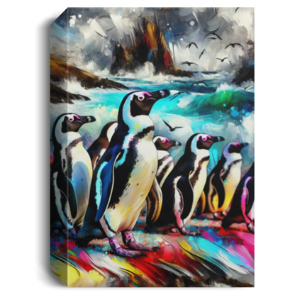 Penguin Colony - Canvas Art Prints