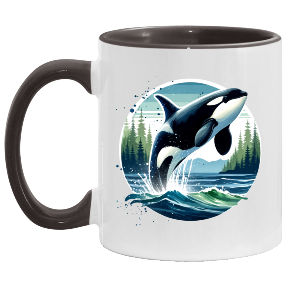 Orca Leaping - Mugs