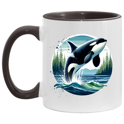 Orca Leaping - Mugs