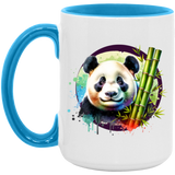 Panda with Bamboo Mugs