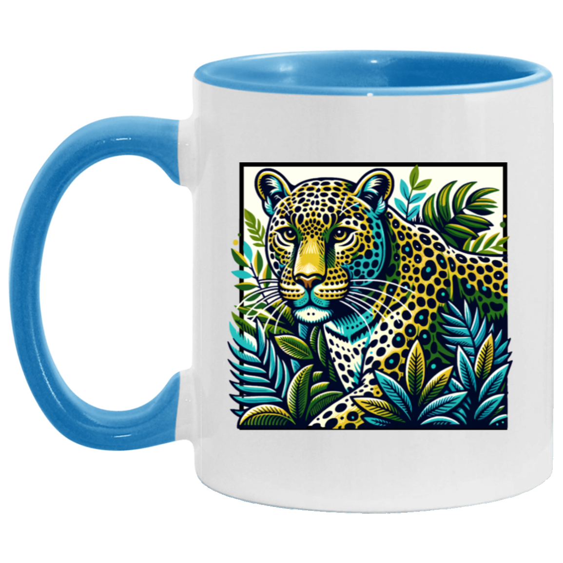 Vintage Style Leopard Mugs