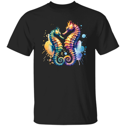 Watercolor Seahorses - T-shirts, Hoodies and Sweatshirts