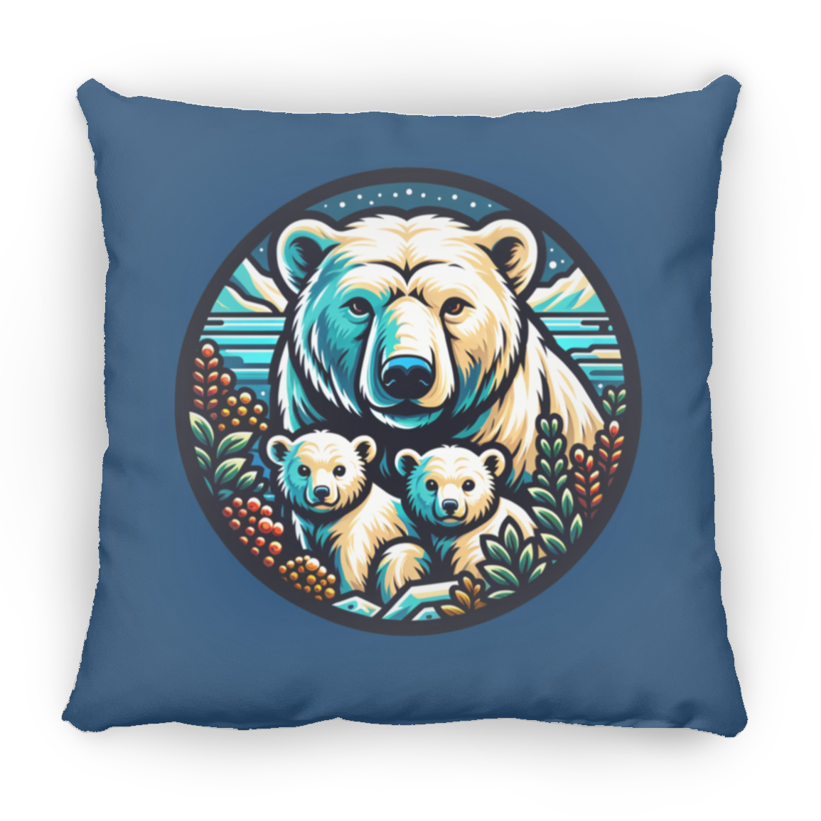 Polar Bear Circle - Pillows