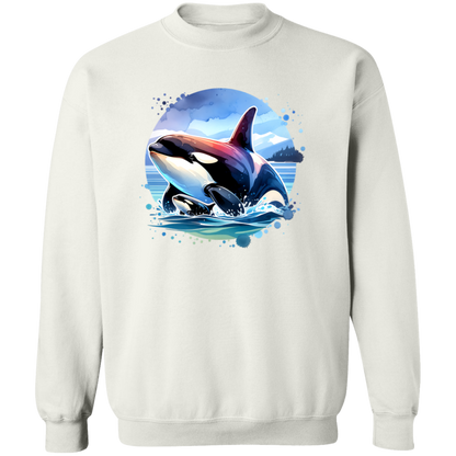 Orca and Calf in Strait of Juan de Fuca - T-shirts, Hoodies and Sweatshirts