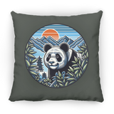 Panda in the Land of the Rising Sun Pillows