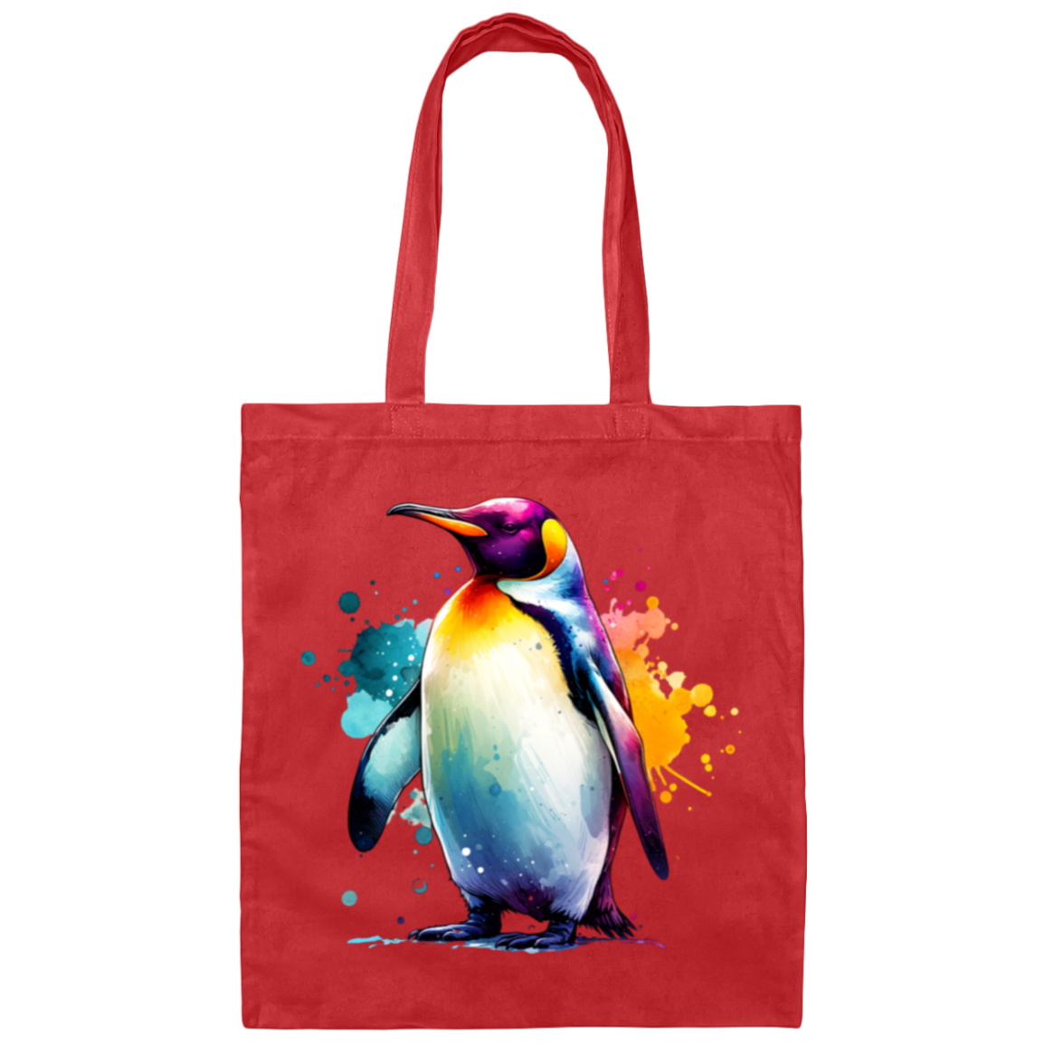 Penguin Canvas Tote Bag