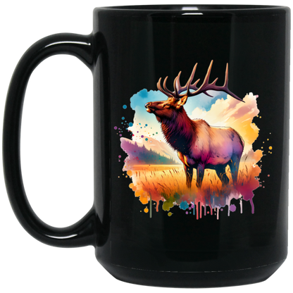 Roosevelt Elk in Field Mugs