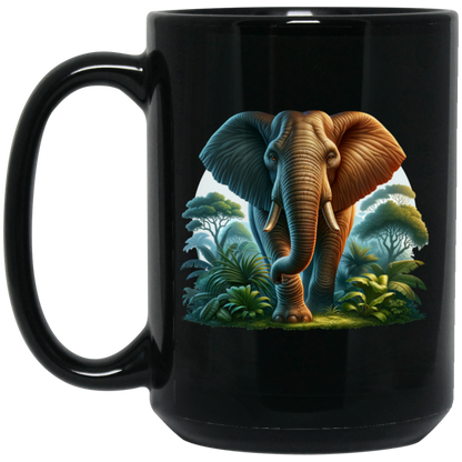 Elephant in Jungle - Mugs