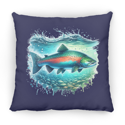 Pink Salmon - Throw Pillows