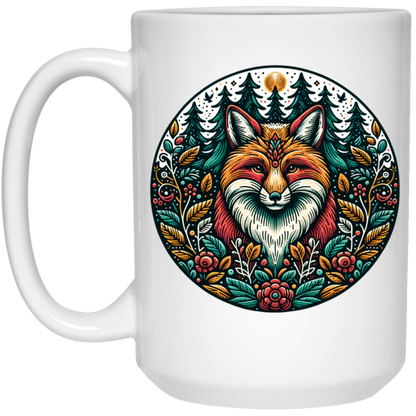 Fox Circle Folk Art - Mugs