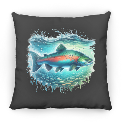 Pink Salmon - Throw Pillows