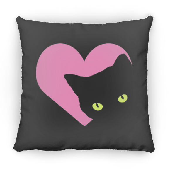 Black Cat Heart - Pillows
