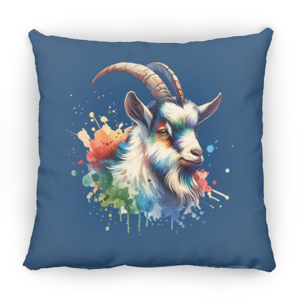 Goat Portrait Watercolor - Pillows