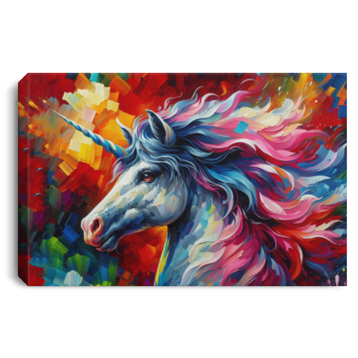 Heliconia Unicorn - Canvas Art Prints