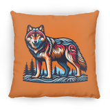 Wolf Block Print Pillows