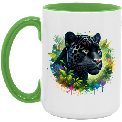 Melanistic Leopard - Mugs