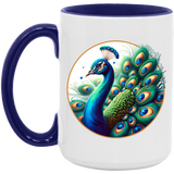 Peacock Circle Mugs