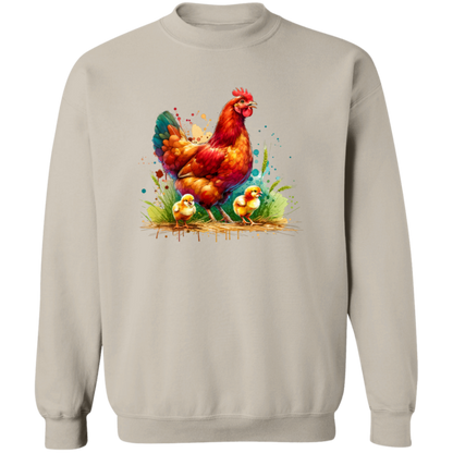 Rhode Island Red Hen with Chicks - T-shirts, Hoodies and Sweatshirts