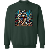 Woodcut Raccoon and Kits T-shirts, Hoodies and Sweatshirts