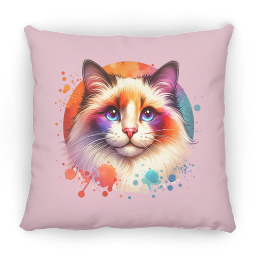 Longhair Tortie Point Cat - Pillows