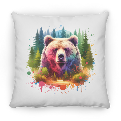 Grizzly Bear Portrait - Pillows