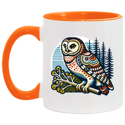 Folk Art Owl - Mugs