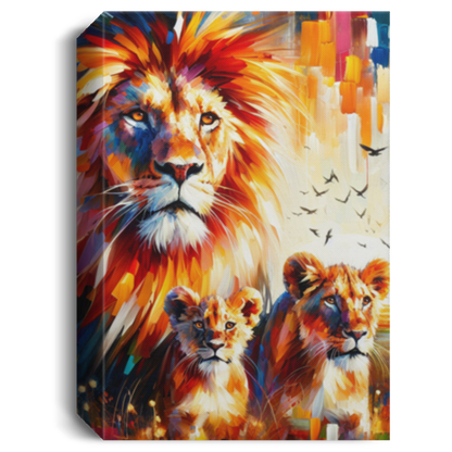 Lion Family - Canvas Art Prints