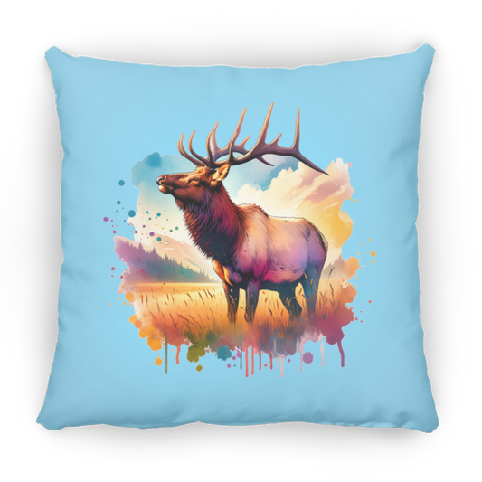 Roosevelt Elk in Field - Pillows