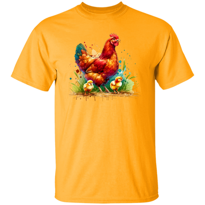 Rhode Island Red Hen with Chicks - T-shirts, Hoodies and Sweatshirts