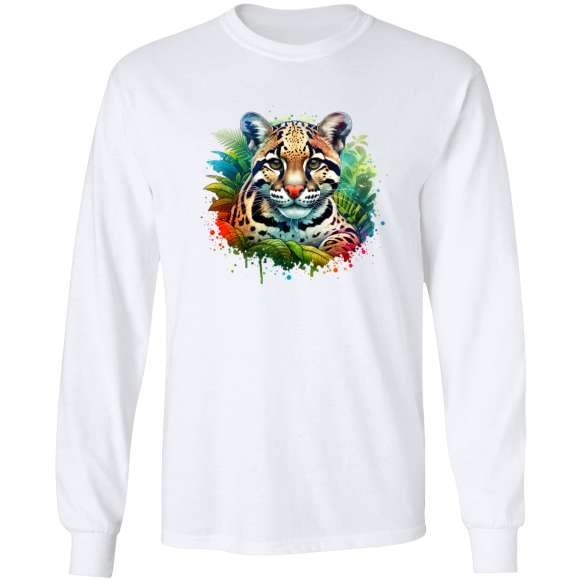 Clouded Leopard Portrait - T-shirts, Hoodies and Sweatshirts